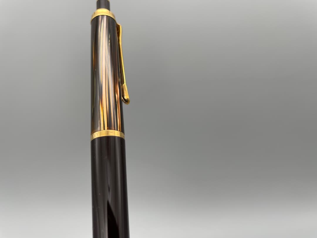 ペリカン スーベレーン D400 旧型 茶縞 0.7mm（軸リング1本）