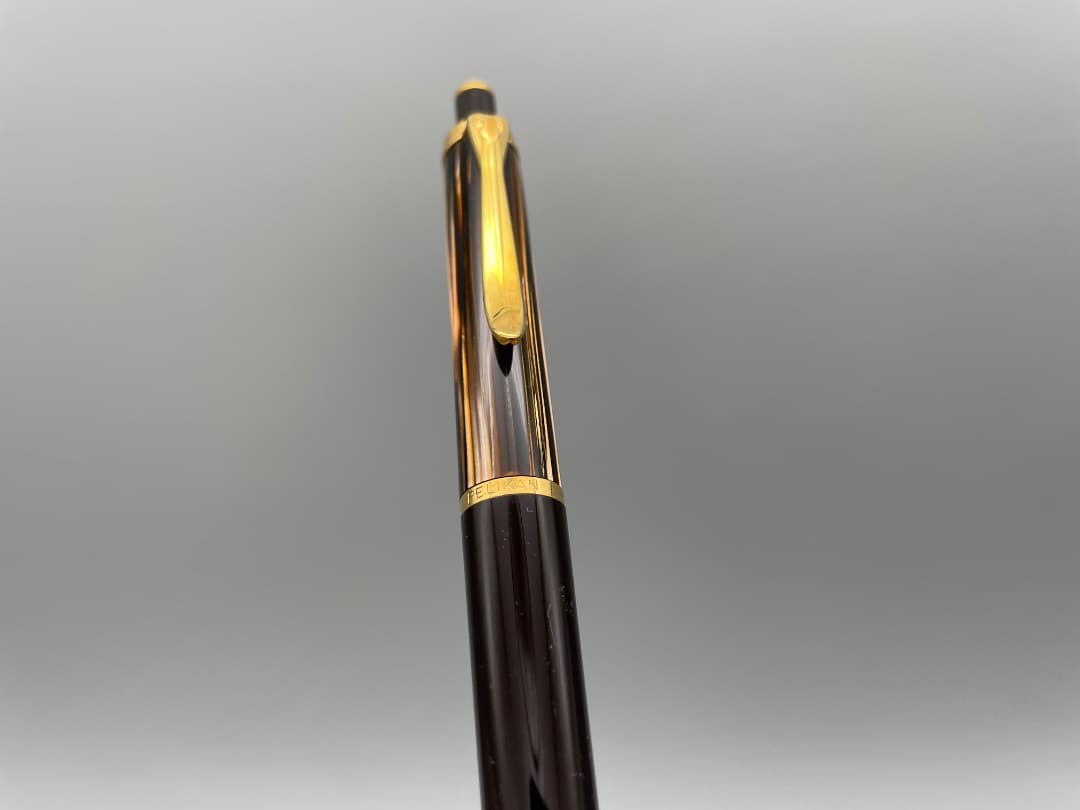 ペリカン スーベレーン D400 旧型 茶縞 0.7mm（軸リング1本）