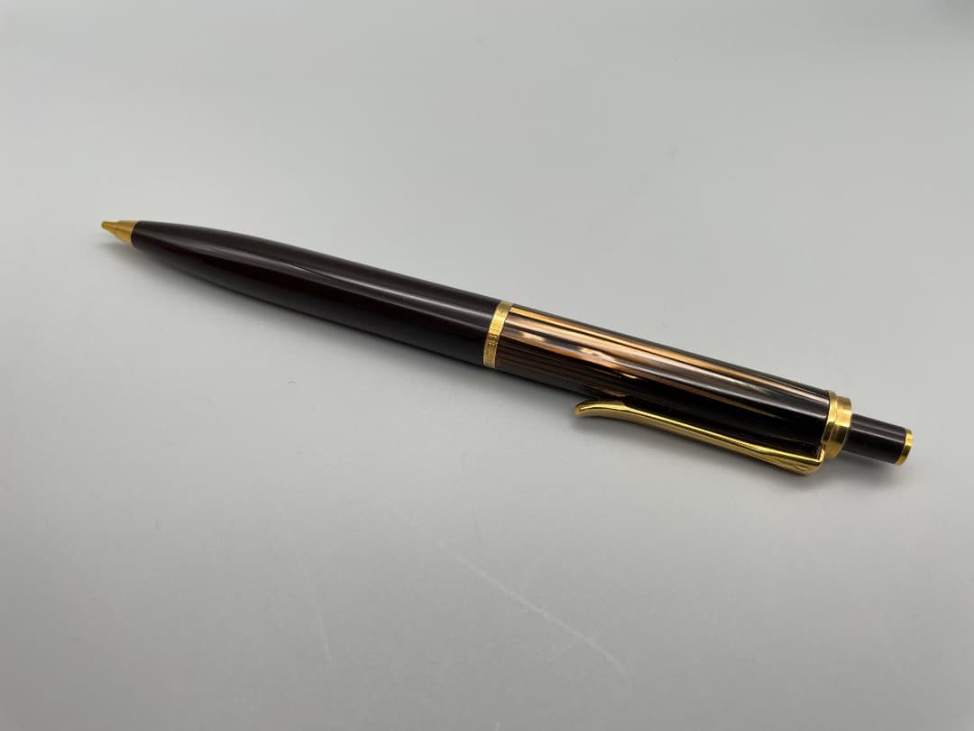 ペリカン スーベレーン D400 旧型 茶縞 0.7mm（軸リング1本）