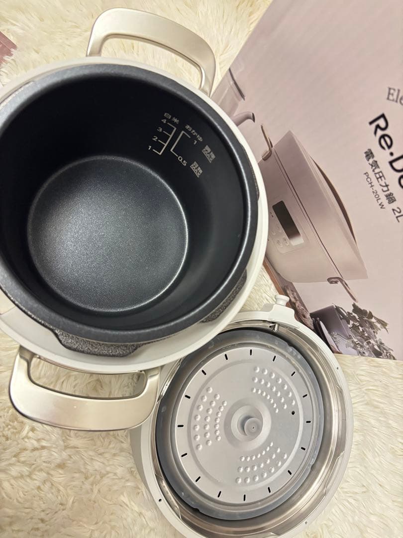 Re•De Pot リデポット電気圧力鍋 2L PCH-20LW