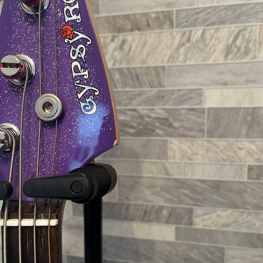 Gypsy Rose エレキベース パープル　プレシジョンベース
