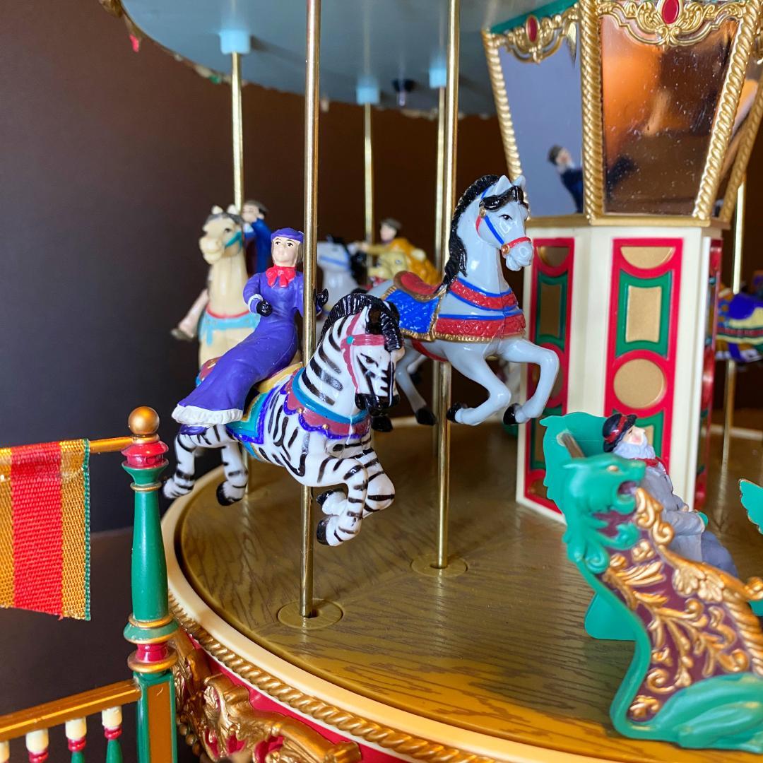 【超美品・完動品】Mr.Christmas ミスタークリスマス メリーゴーランド