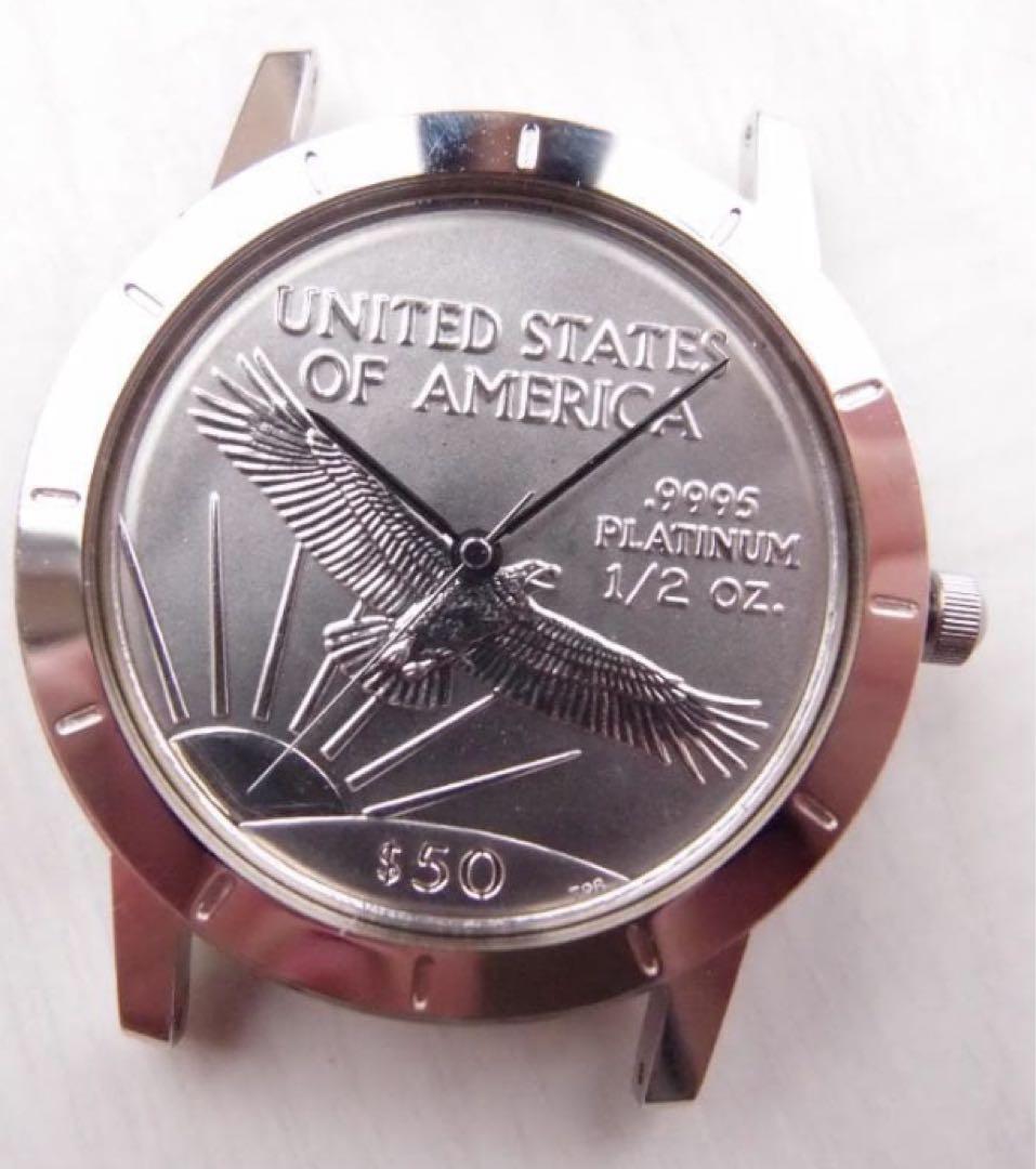 田中貴金属　プラチナイーグル　腕時計