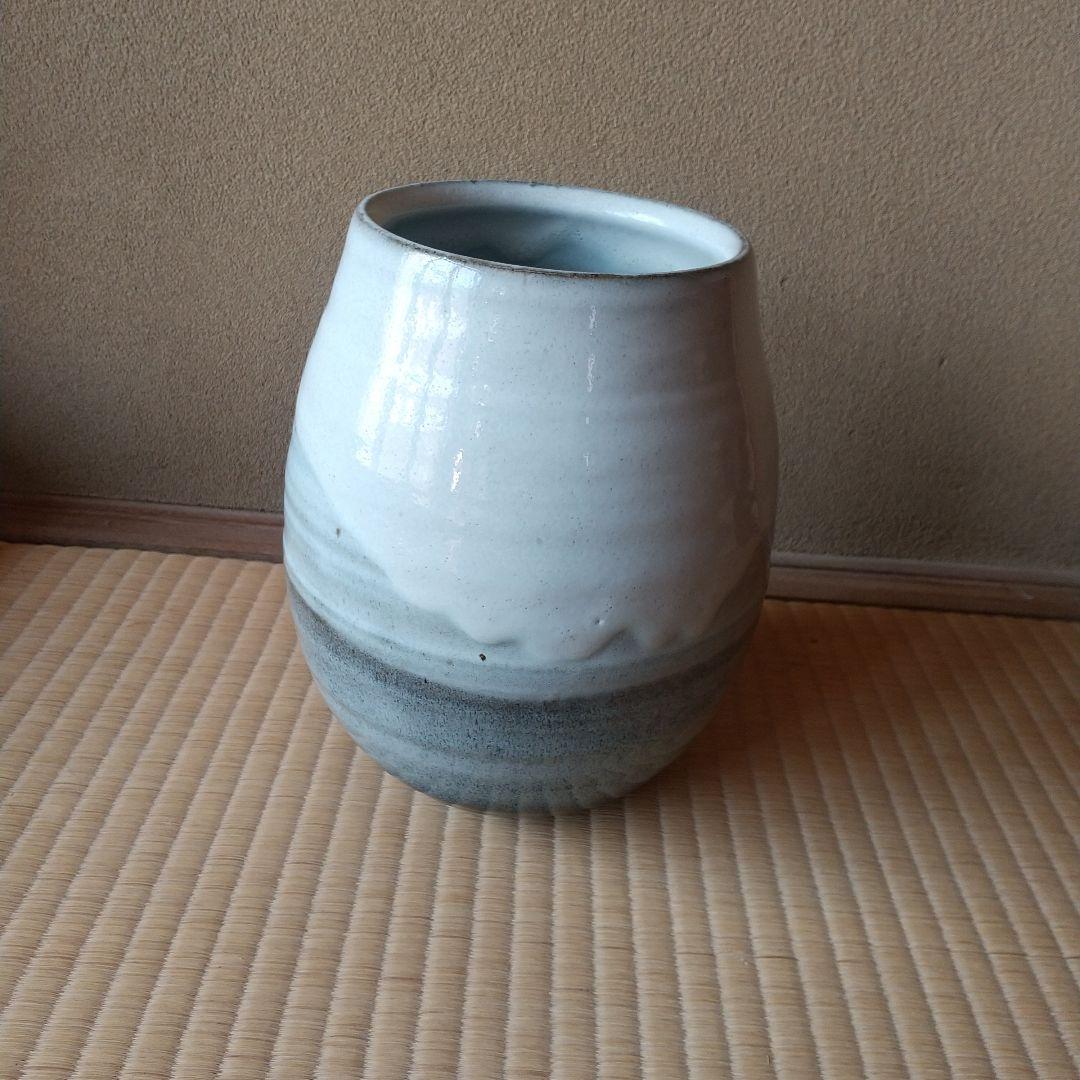 萩焼 泉流山  古賀將夫  花壺