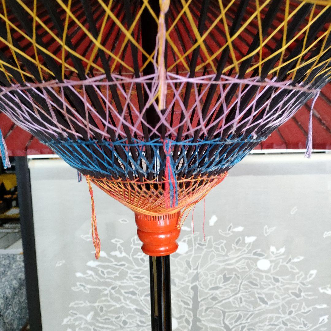 野点用赤傘中サイズ3尺径167cm高さ230cmスタンドは別売り