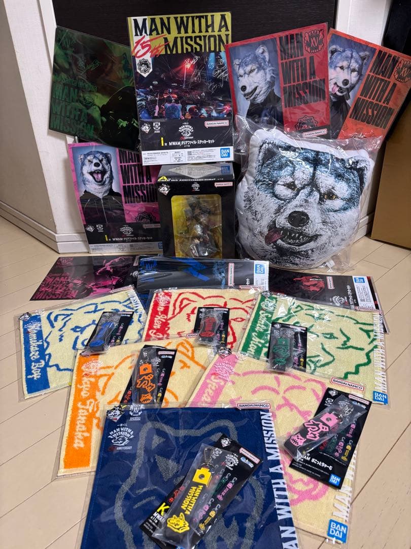 MAN WITH A MISSION 15th A賞1個、C賞1個、下位賞複数