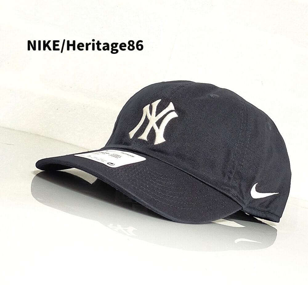 NIKE ニューヨーク・ヤンキース　Heritage86　ネイビー＆ホワイトロゴ