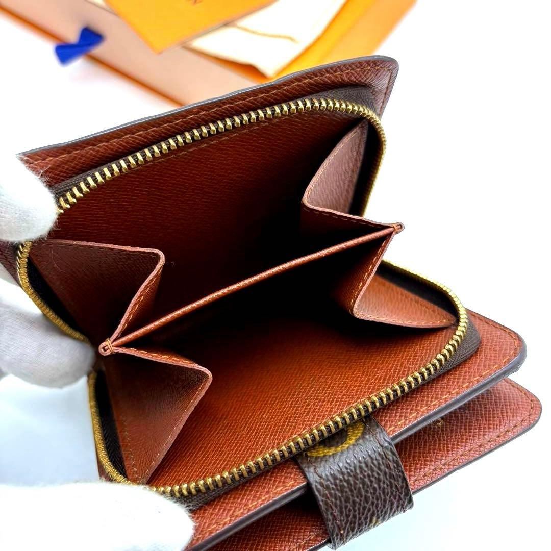 yuki モノグラム コンパクトジップ二つ折り財布 財布 ルイヴィトン