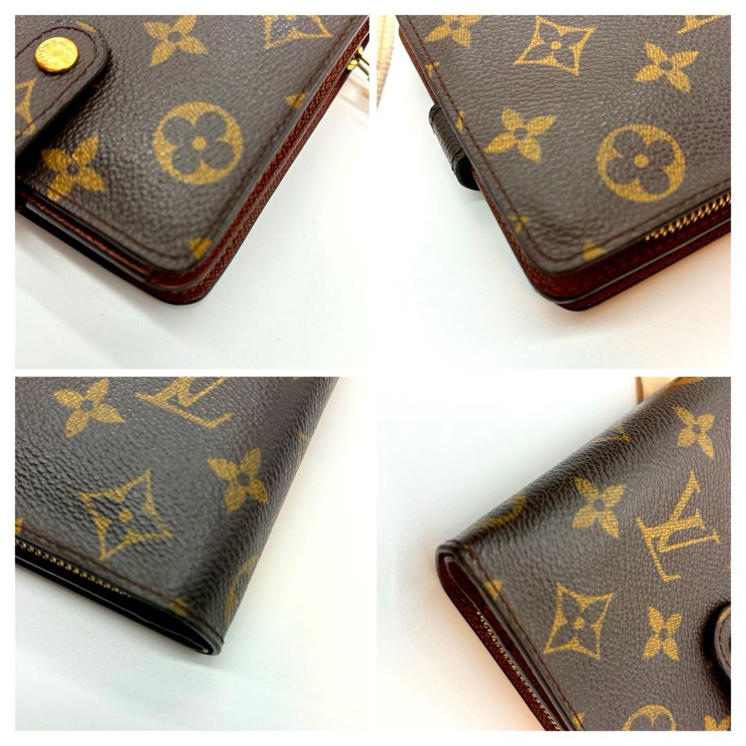 yuki モノグラム コンパクトジップ二つ折り財布 財布 ルイヴィトン