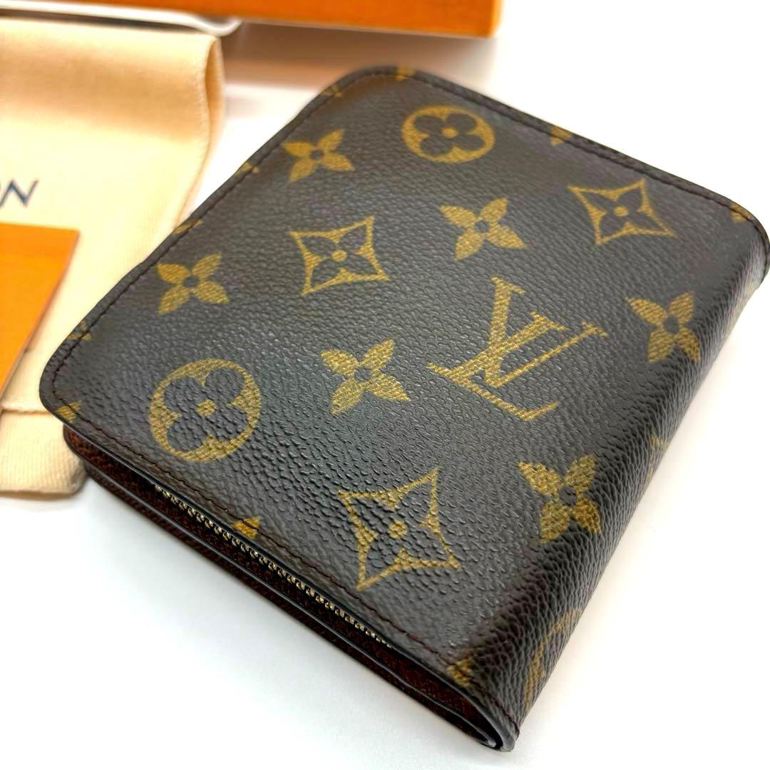 yuki モノグラム コンパクトジップ二つ折り財布 財布 ルイヴィトン