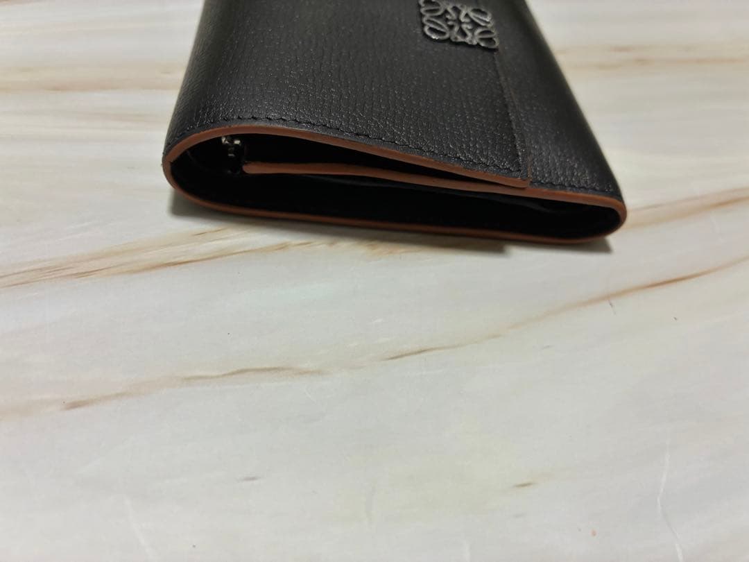 LOEWE 三つ折り財布 ブラック