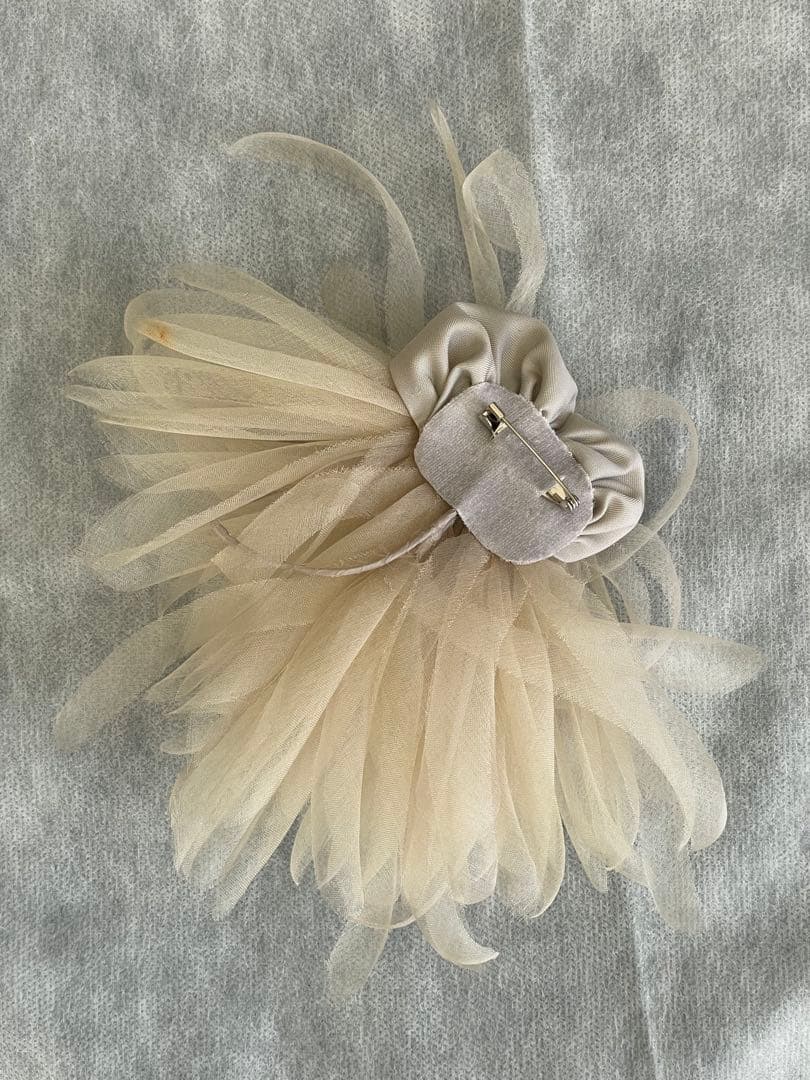 ◆あんこ◆ヴェルメイユパーイエナ　シルクオーガンジーコサージュ