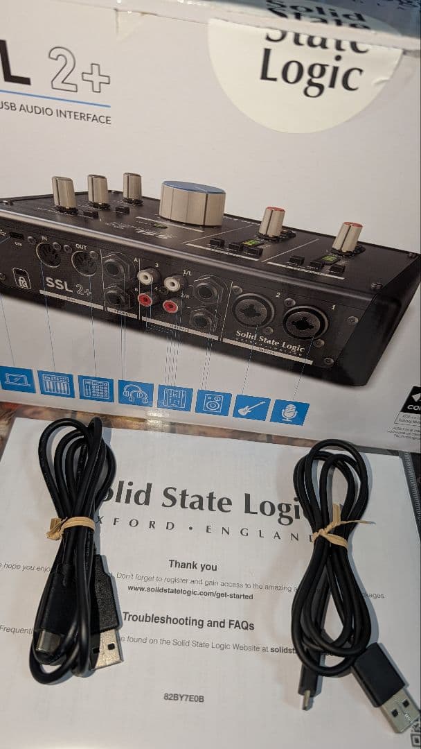 SSL 2+ Solid State Logic オーディオインターフィイス
