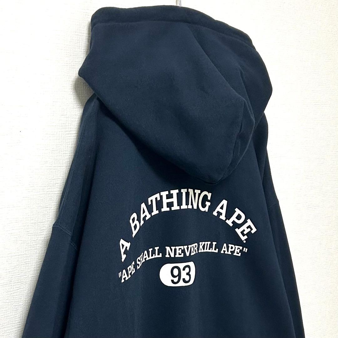 【3XL】APEアベイシングエイプ　リラックスフィットフーディー　後付けパーカー