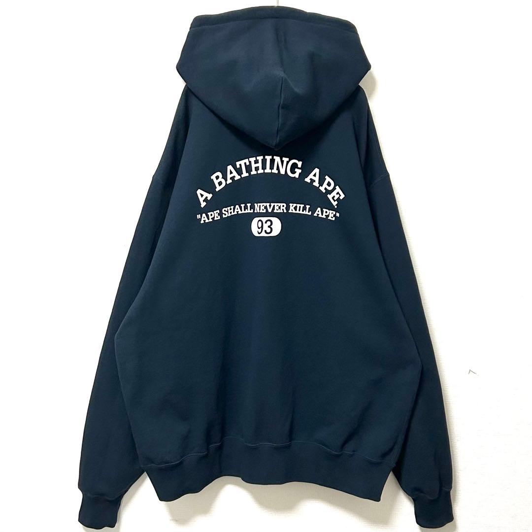 【3XL】APEアベイシングエイプ　リラックスフィットフーディー　後付けパーカー
