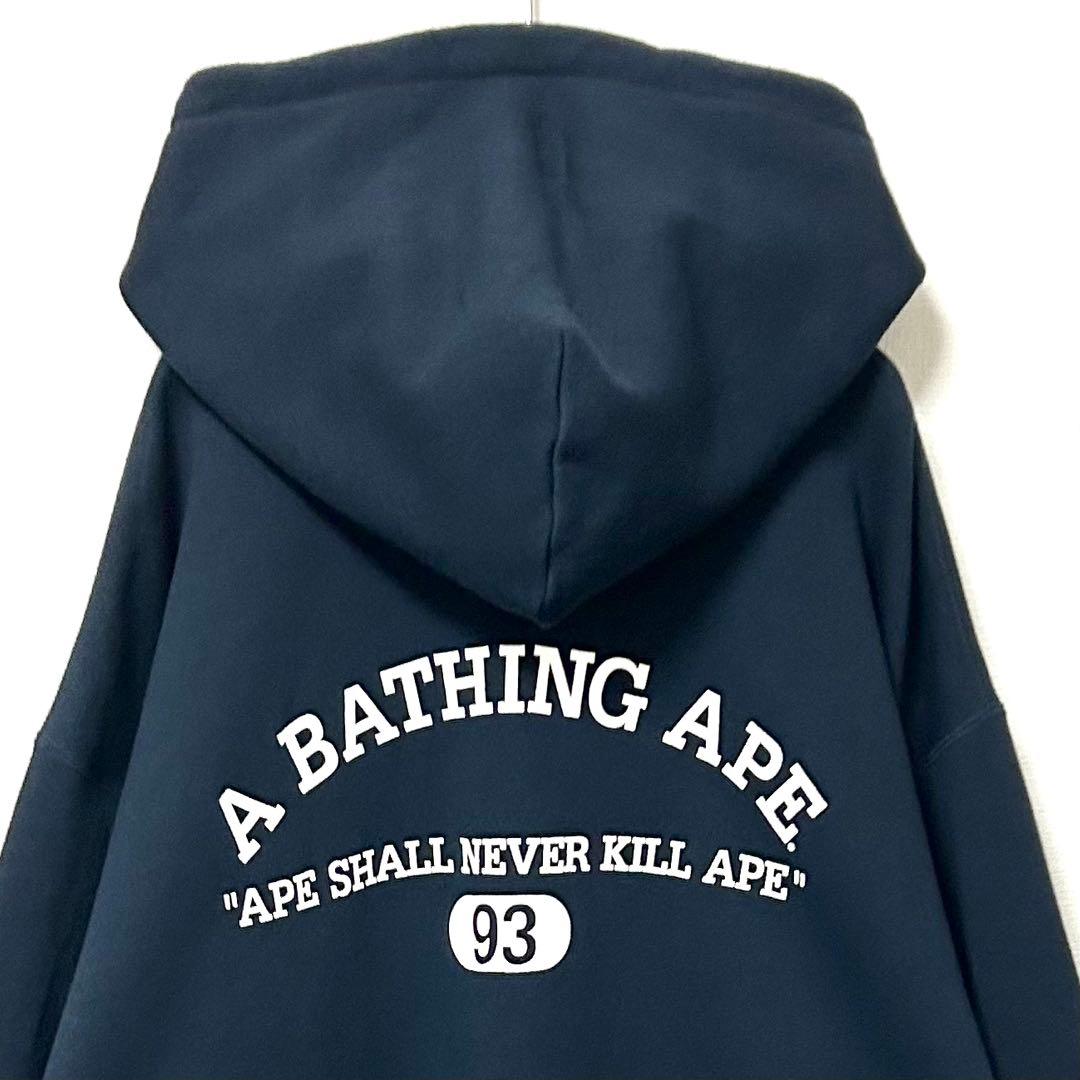 【3XL】APEアベイシングエイプ　リラックスフィットフーディー　後付けパーカー