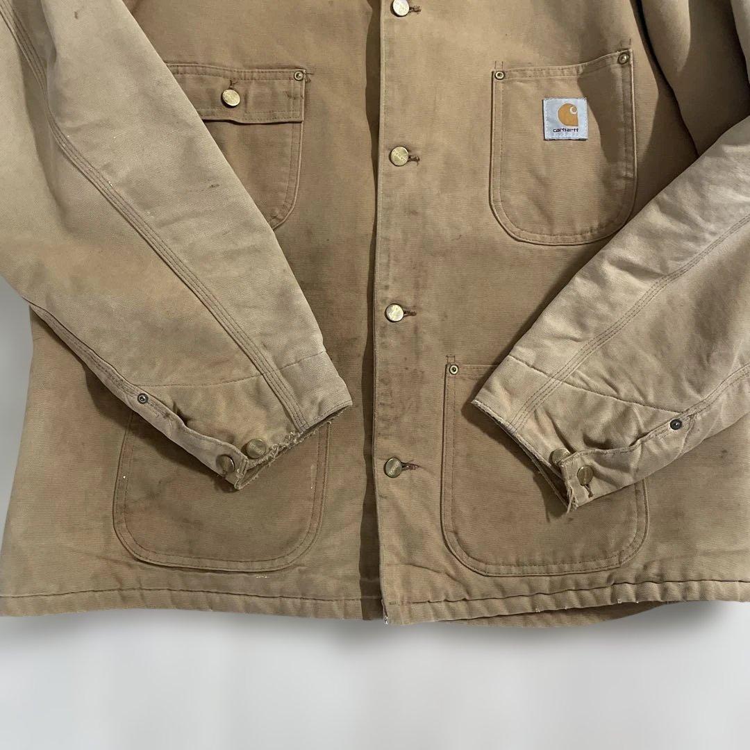 Carhartt カーハート　カバーオールジャケットチョアコート　ブラウン