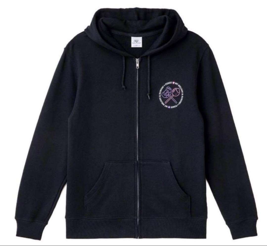 ［新品］伊藤潤二 サンリオ ギャル富江 マイメロディ クロミ ジップパーカーL