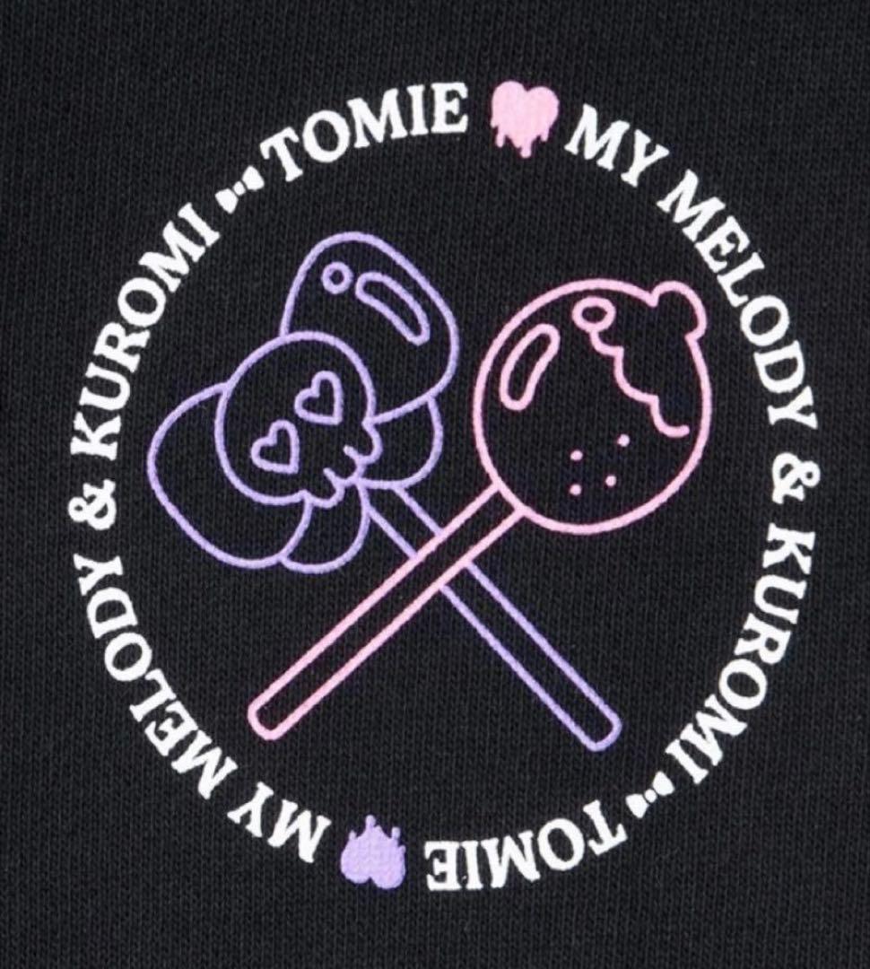 ［新品］伊藤潤二 サンリオ ギャル富江 マイメロディ クロミ ジップパーカーL