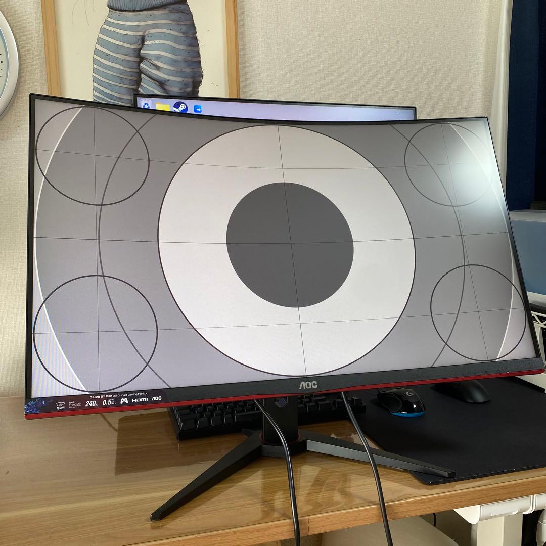 AOC 31.5インチ ゲーミングモニター C32G2ZE 240Hz