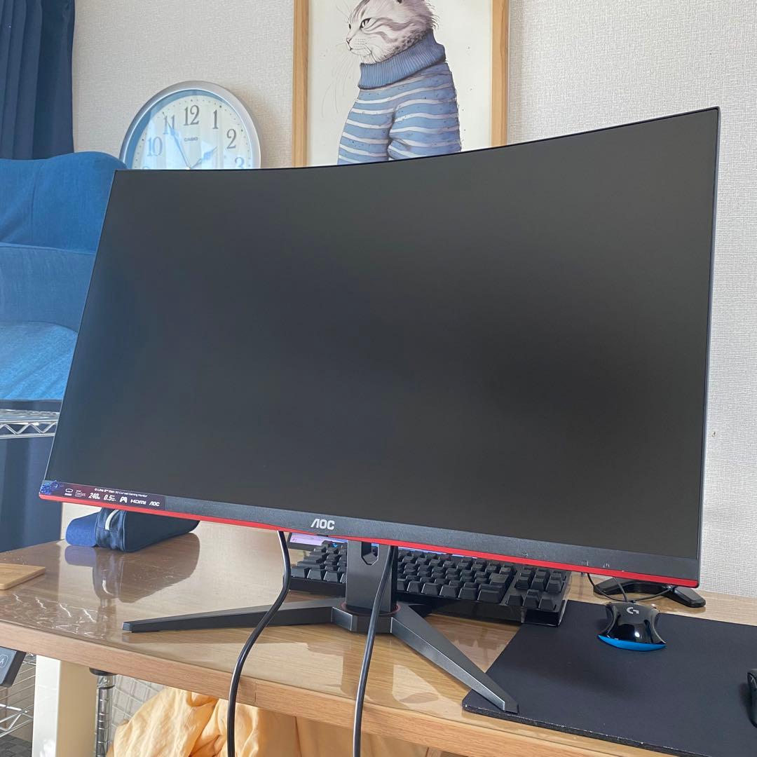 AOC 31.5インチ ゲーミングモニター C32G2ZE 240Hz