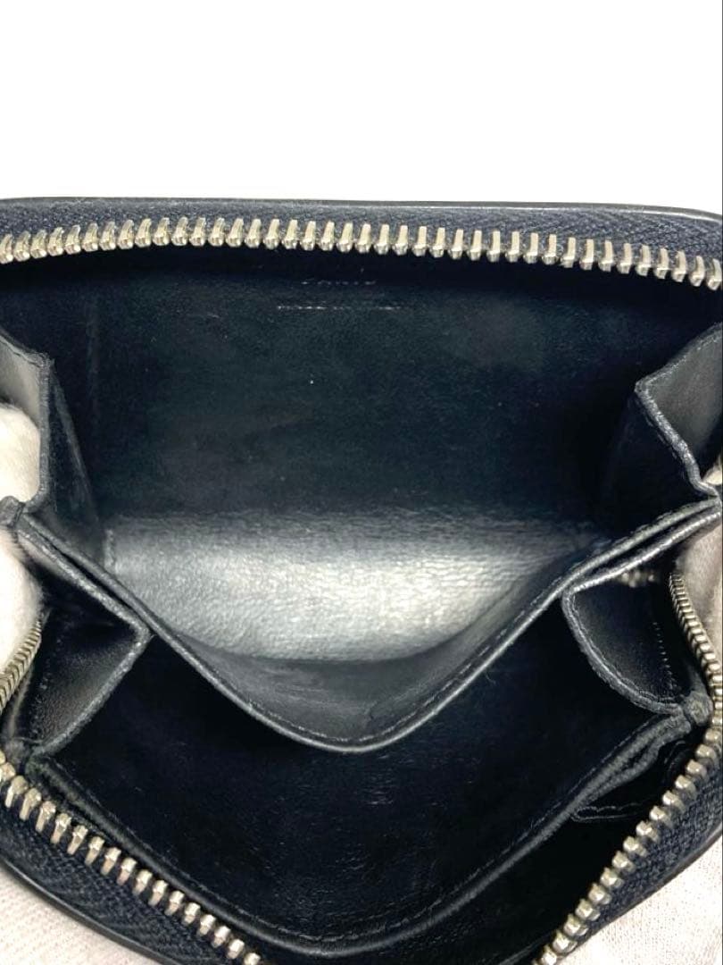 サンローラン　スター　星　レザー　ラウンドファスナー　ケース　カードケース