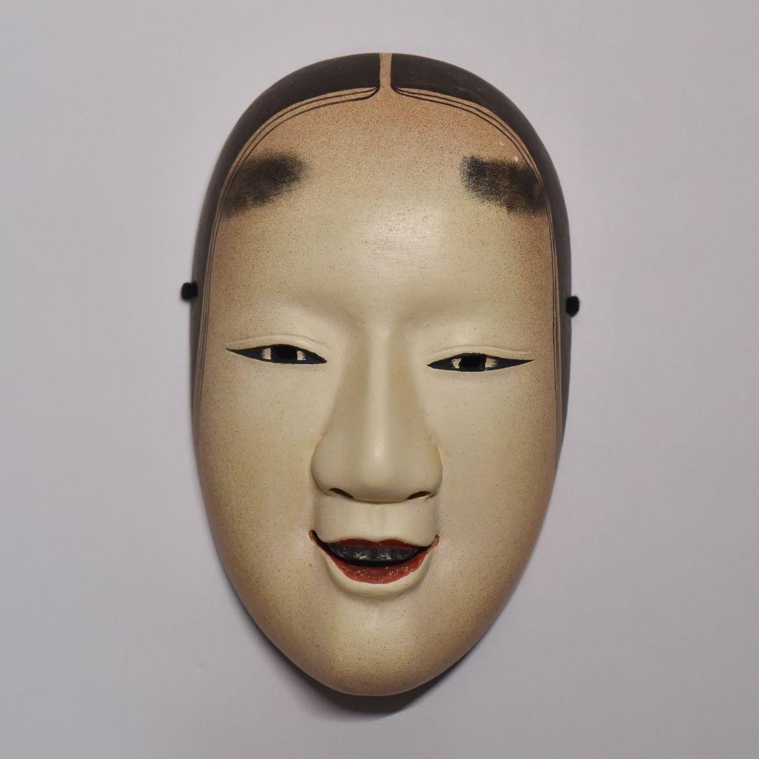 能面 蝉羽 能面袋付き 美品 (J2)