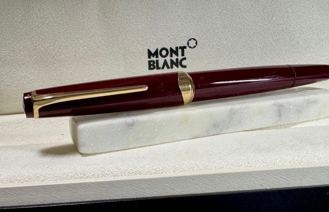 【美品】モンブラン万年筆 No12 1960s ペン先18c 750 ボルドー