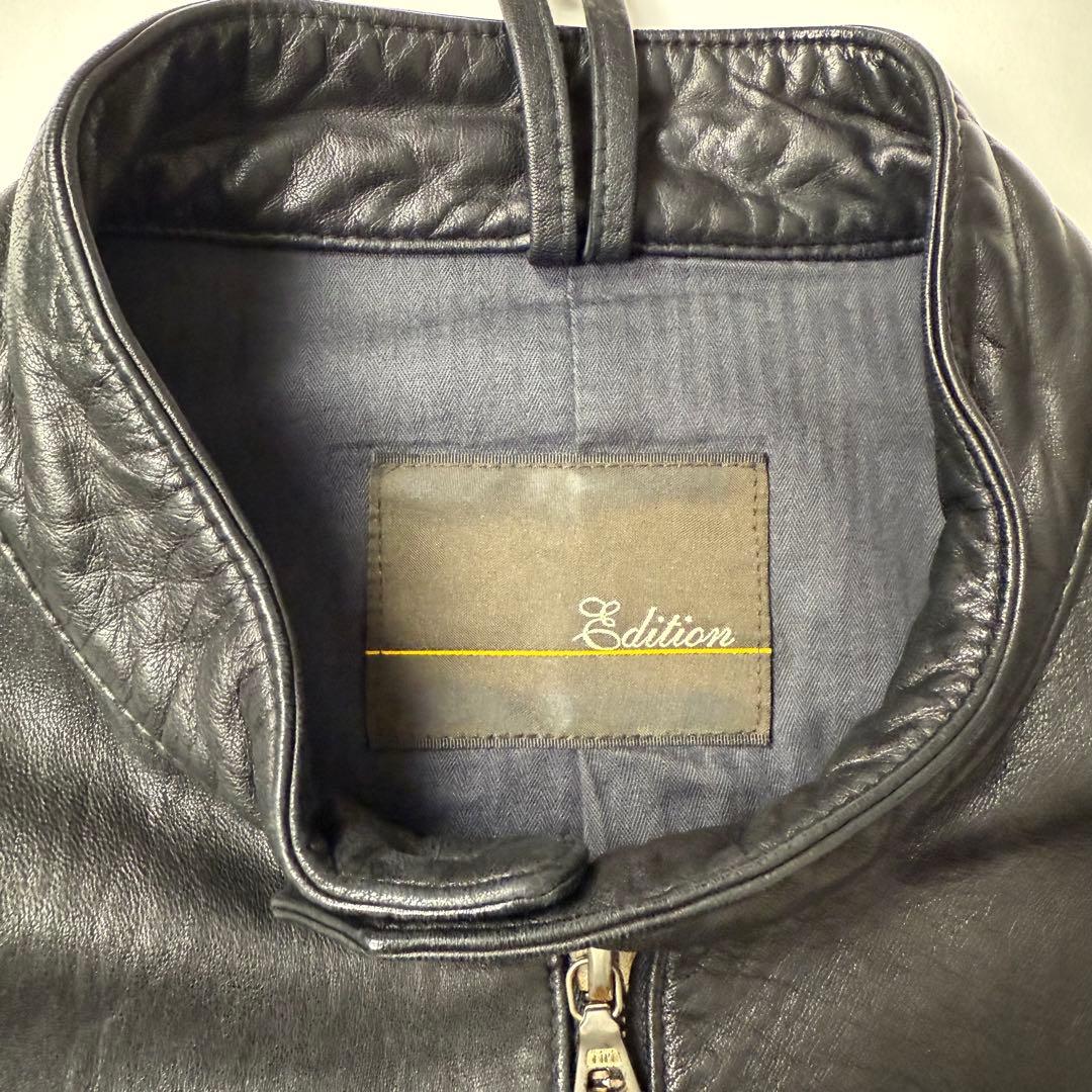 ジャケット・アウター 90-00s leather single riders jacket