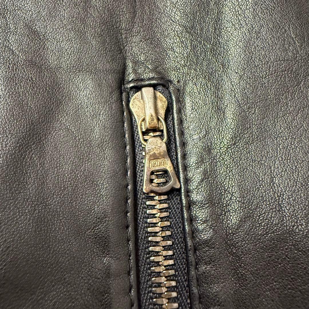 ジャケット・アウター 90-00s leather single riders jacket