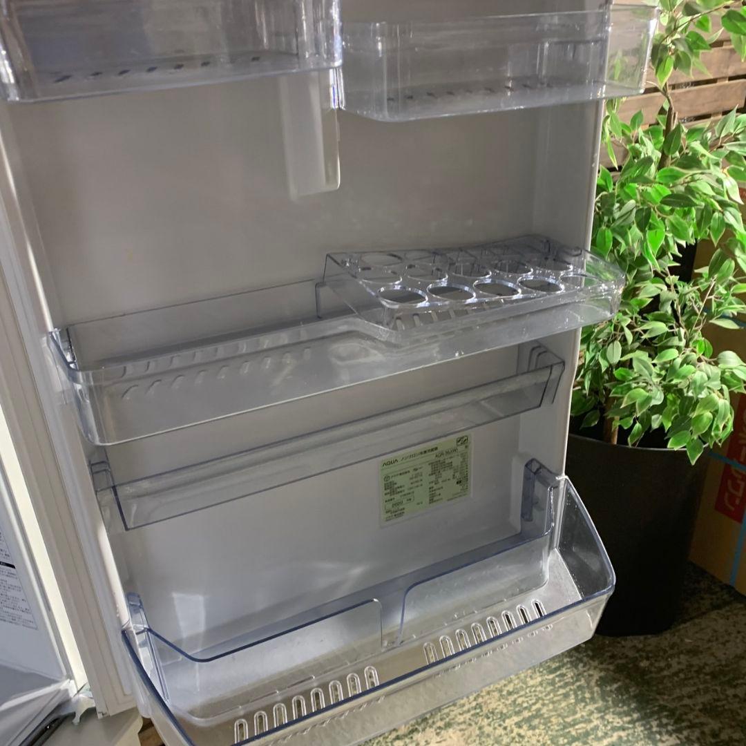 H136\" AQUA 4ドア 355L 冷蔵庫 AQR-36J(W) 20年製
