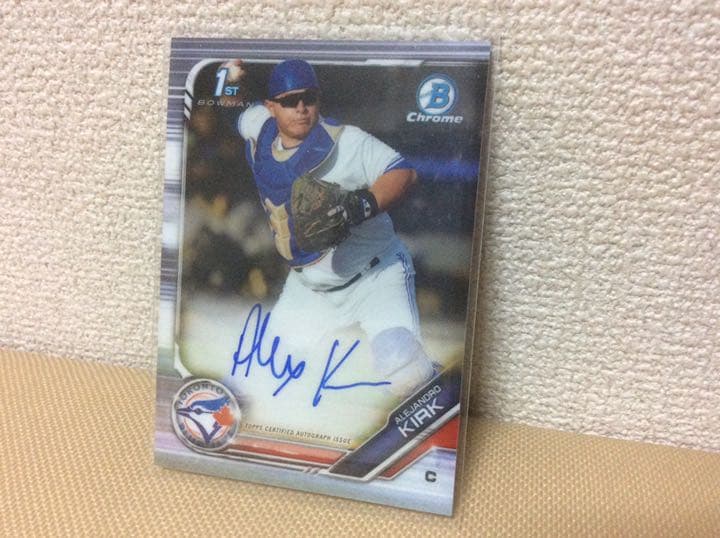Alejandro Kirk ルーキー直書き直筆サインカード　高騰中！