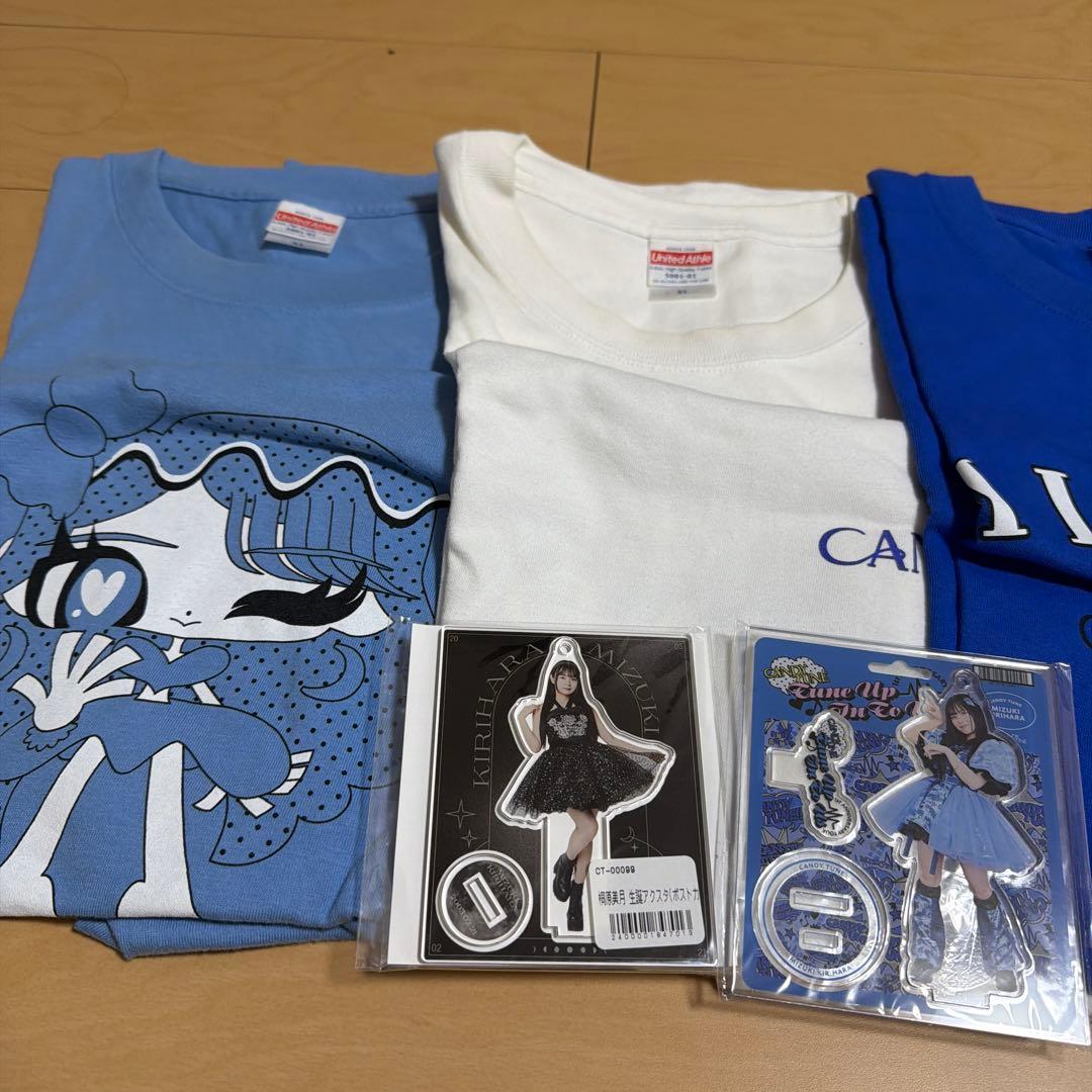 【引退】CANDY TUNE 桐原美月　Tシャツ・アクスタセット