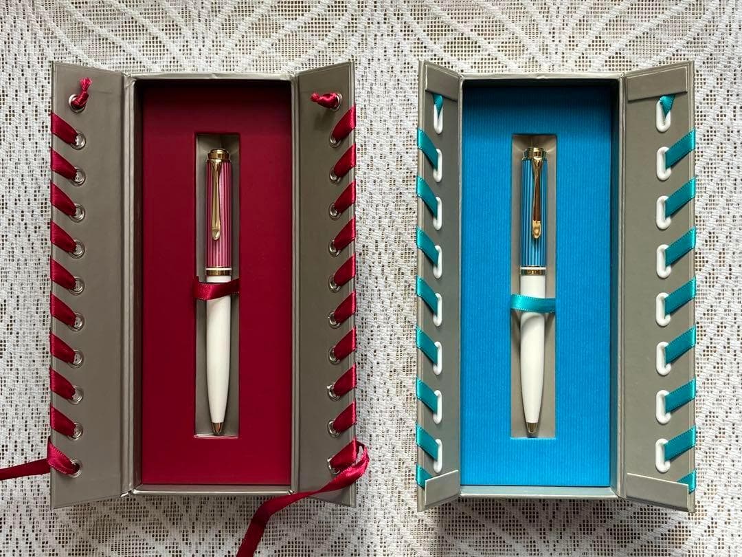 【まとめ売り】ペリカン ボールペン スーベレーン K600 ピンク＆ターコイズ