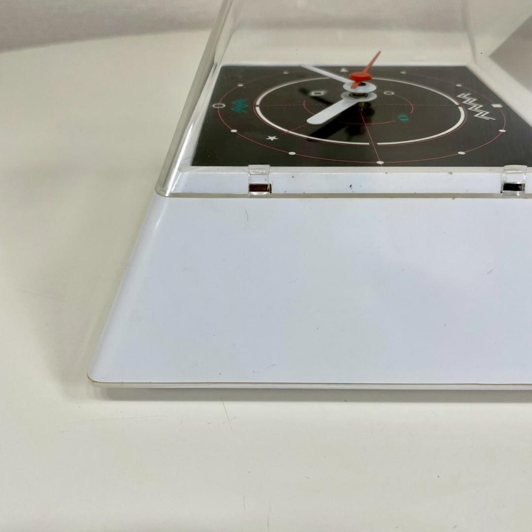 80's ピラミッド型 クロック テーブルクロック 置き時計 ヴィンテージ