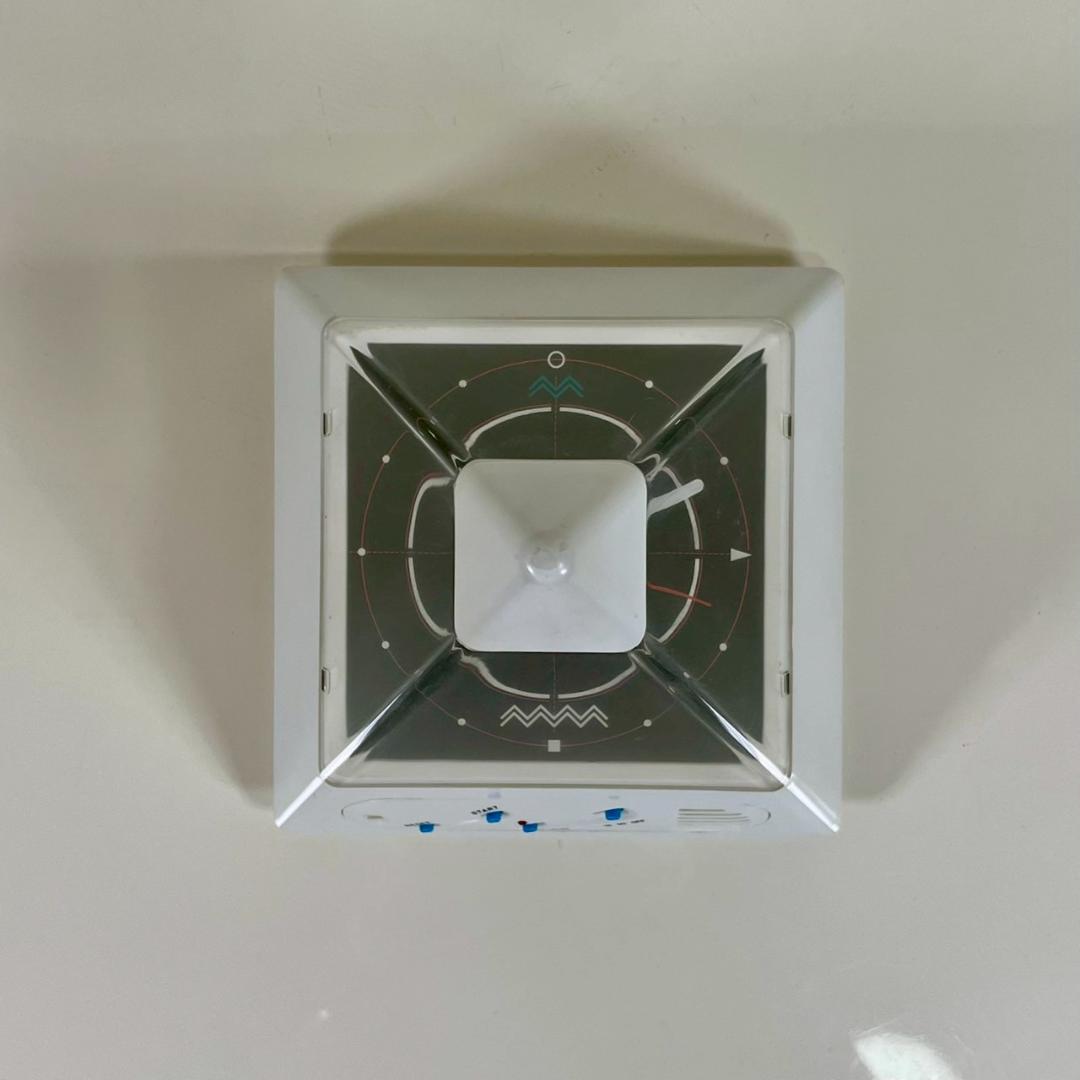 80's ピラミッド型 クロック テーブルクロック 置き時計 ヴィンテージ