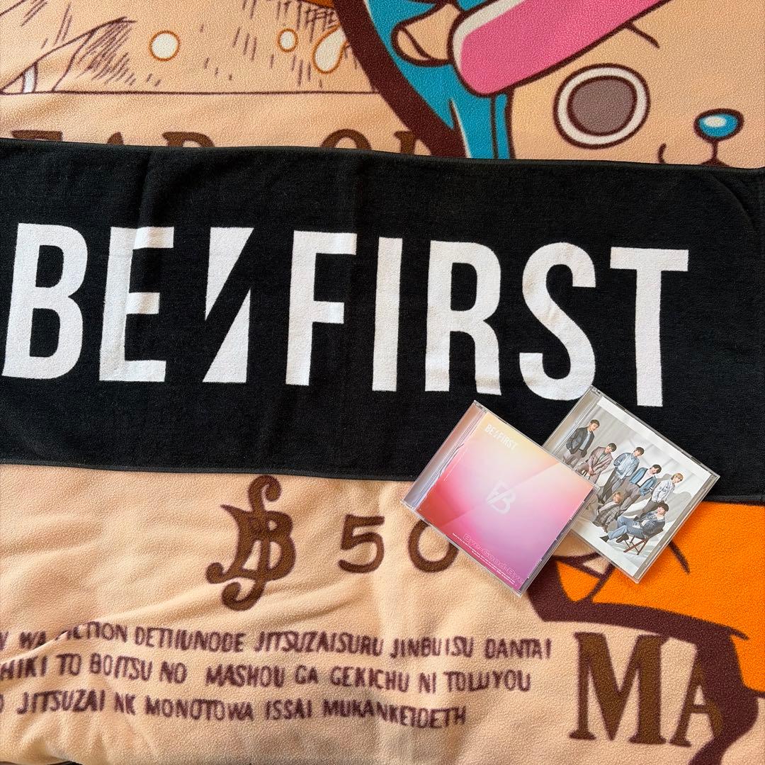 BE:FIRST ビーファースト　初期　ロゴ　フェイスタオル +オマケCD2枚
