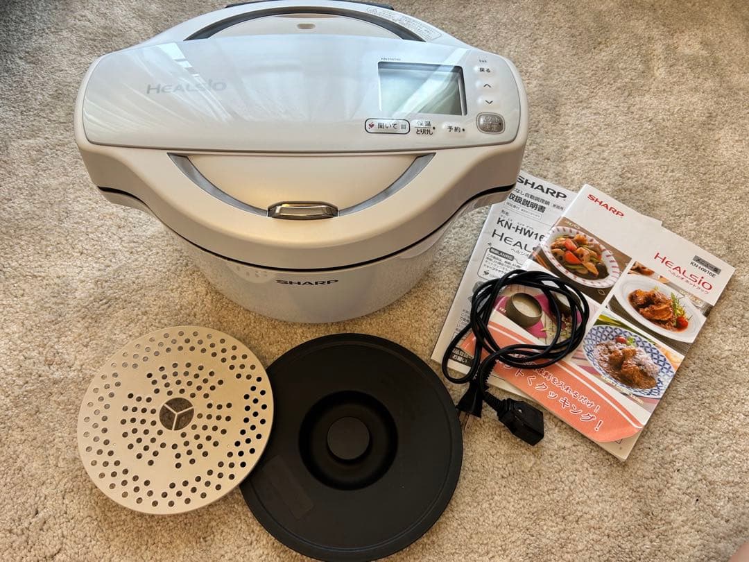 SHARP ヘルシオ　ホットクック1.6ℓ 水無し自動調理鍋