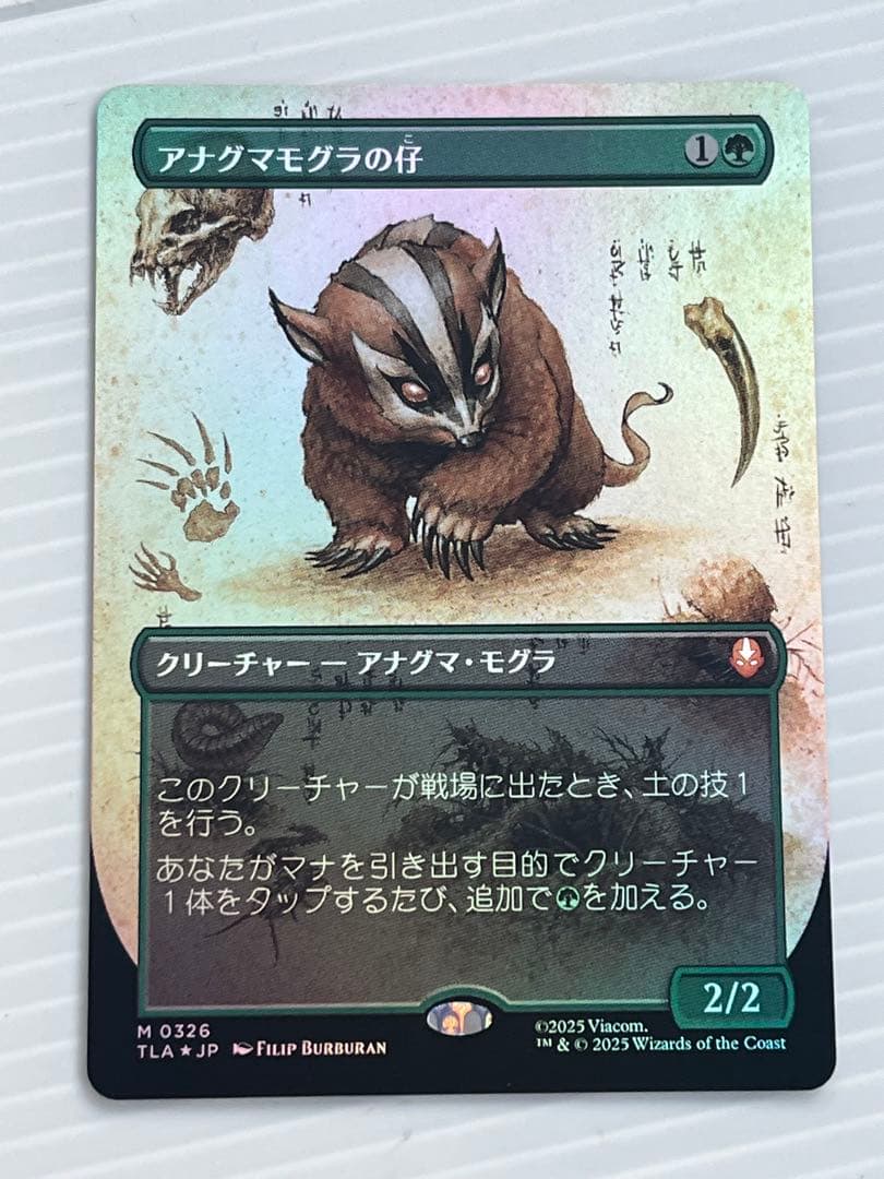 MTG アナグマモグラの仔　日本語　ボーダーレス