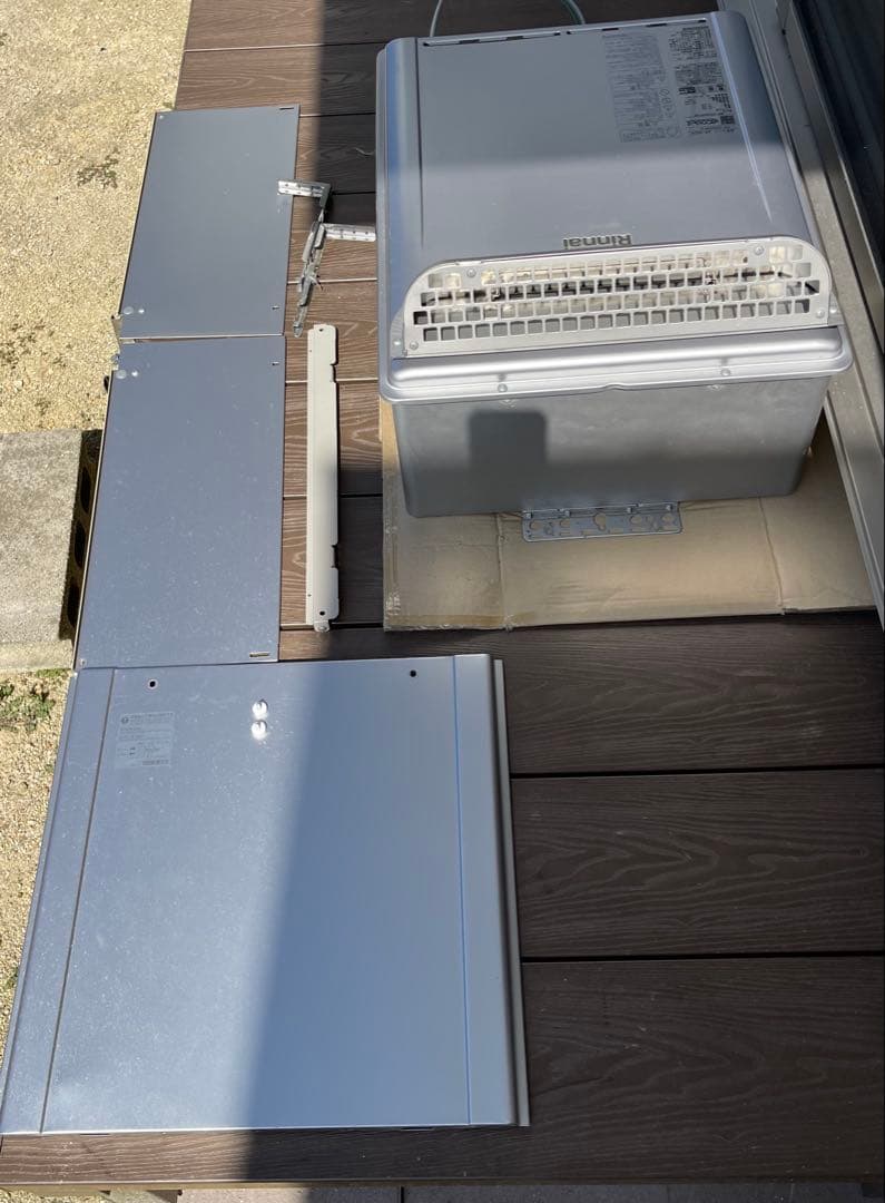 【美品・3ヶ月使用】美品 リンナイ 給湯器 LPガス＋リモコン2個