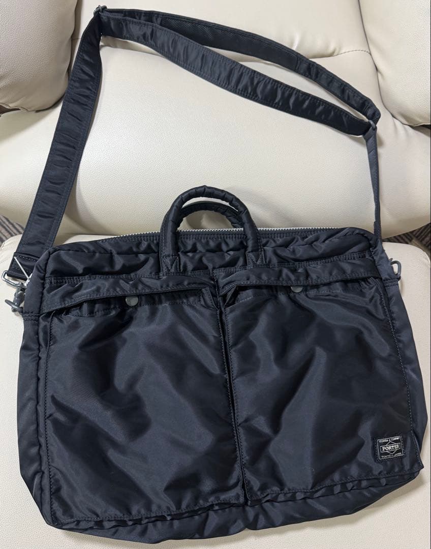 PORTER ポーター　タンカー　ショルダーバッグ　ビジネスバッグ ブラック