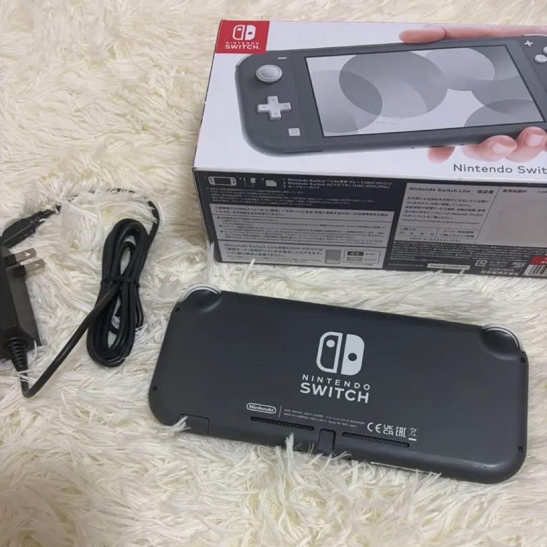 Nintendo Switch Lite グレー 本体 ACアダプター付き