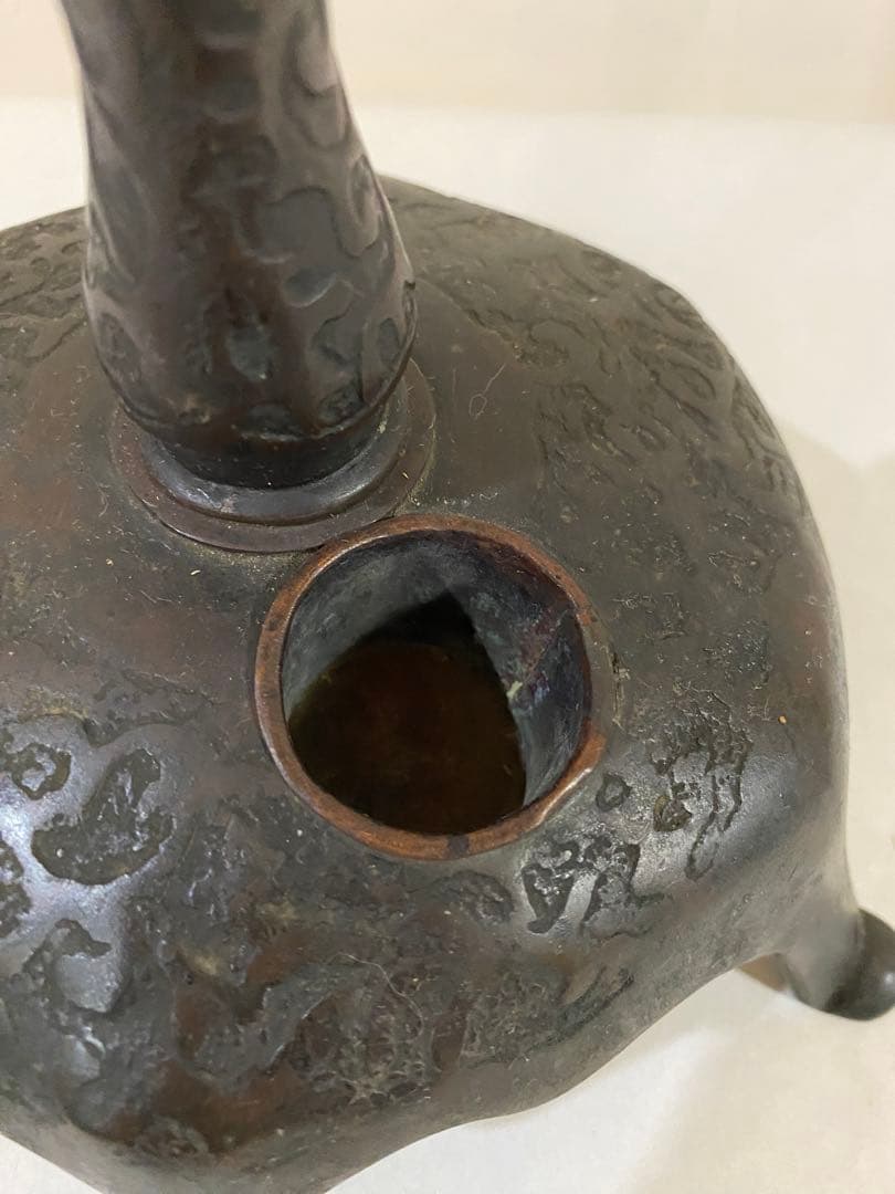 骨董　蝋燭立て　灯火器　キャンドルホルダー　アンティーク