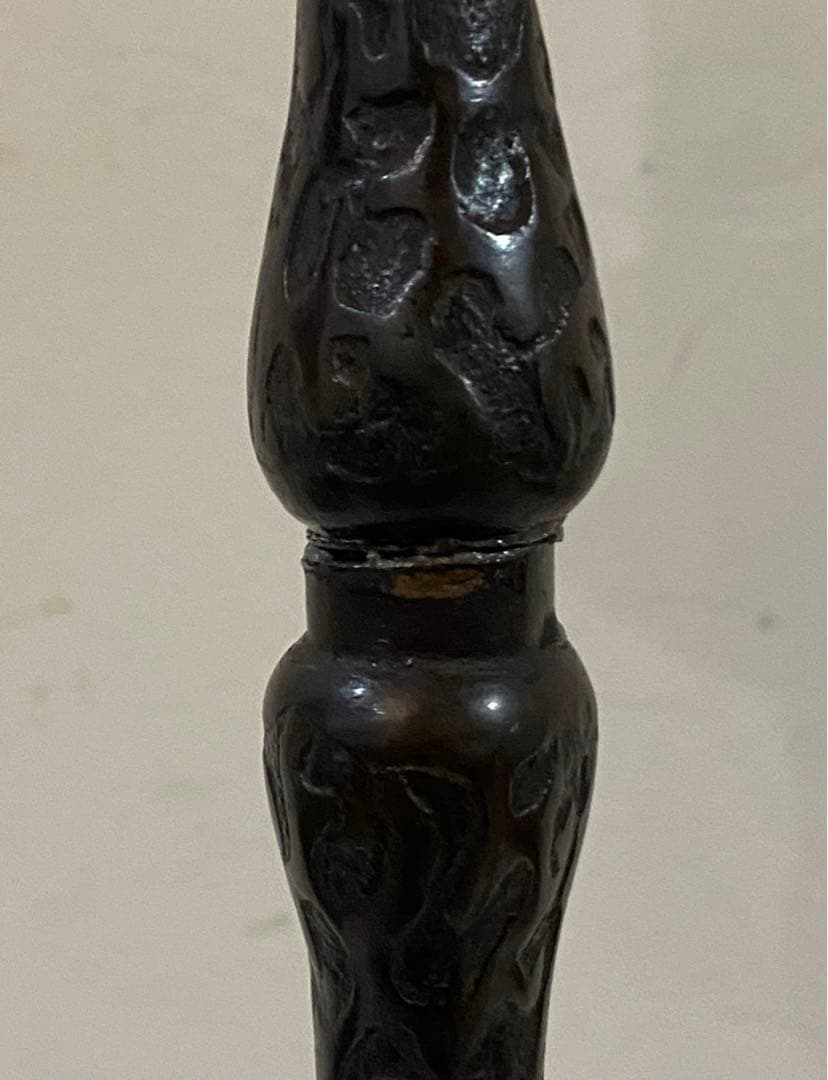 骨董　蝋燭立て　灯火器　キャンドルホルダー　アンティーク