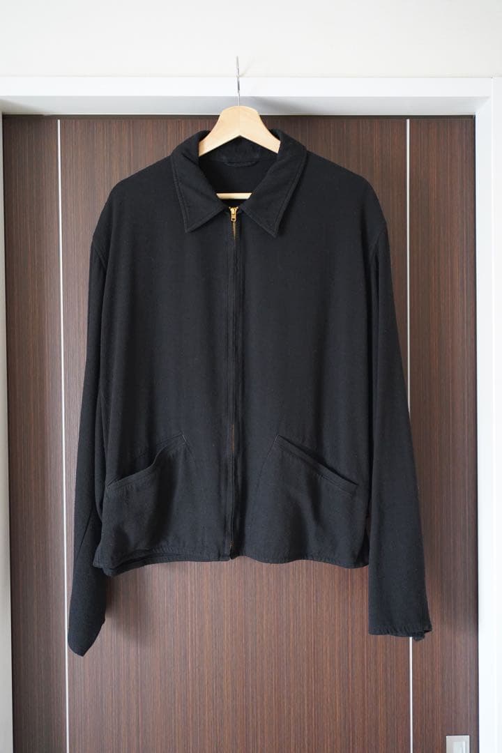 comoli 25SS シルクネップ ジップショートジャケット サイズ3