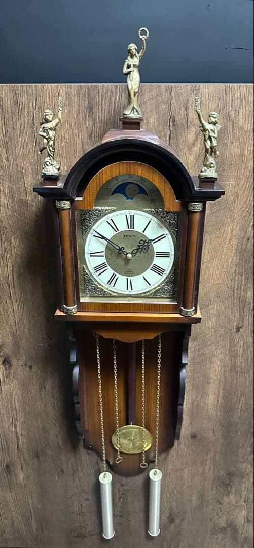 CITIZEN シチズン 壁掛け時計 柱時計 クウォーツ 4MJ652-O