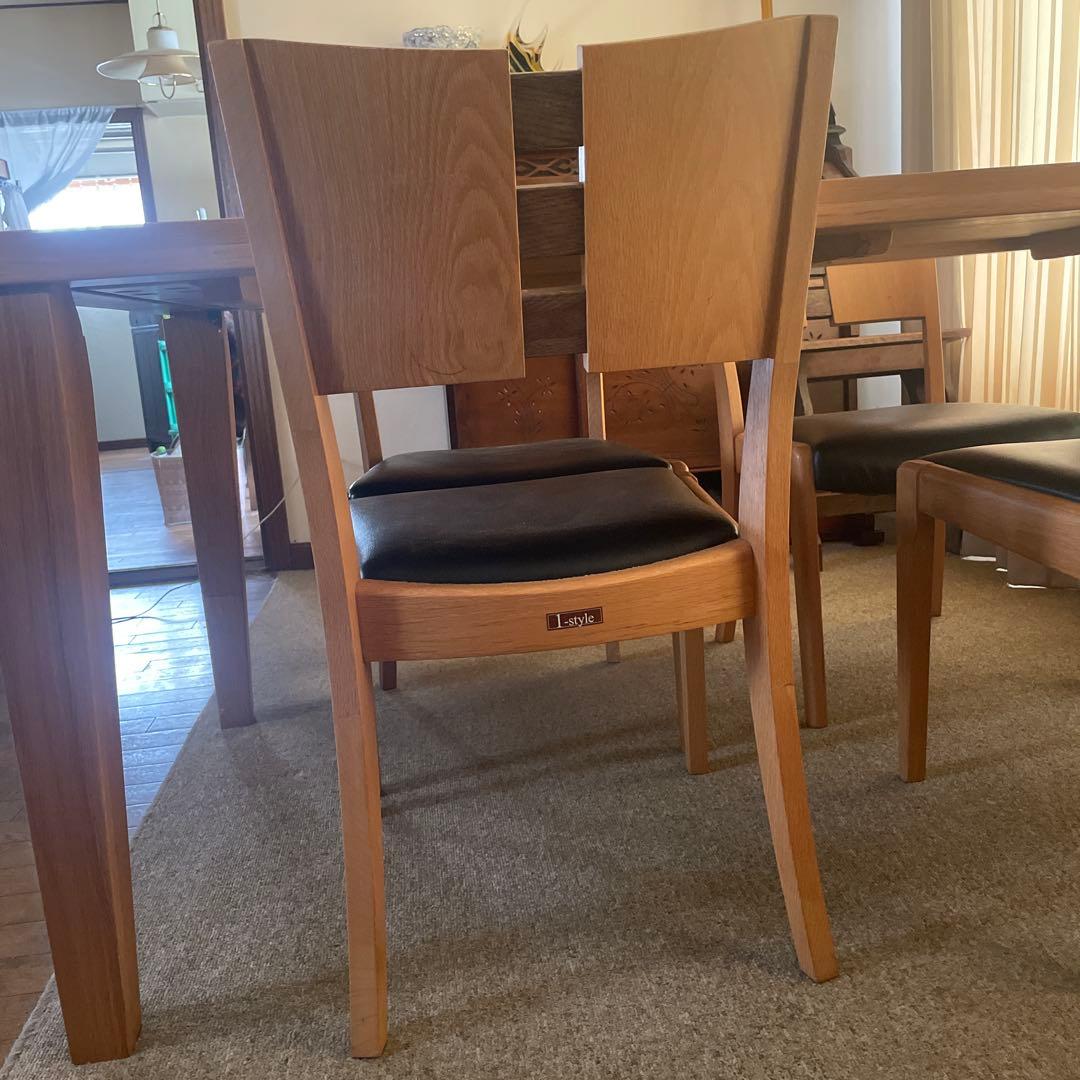 木製ダイニングテーブル 4人用 セット 北欧