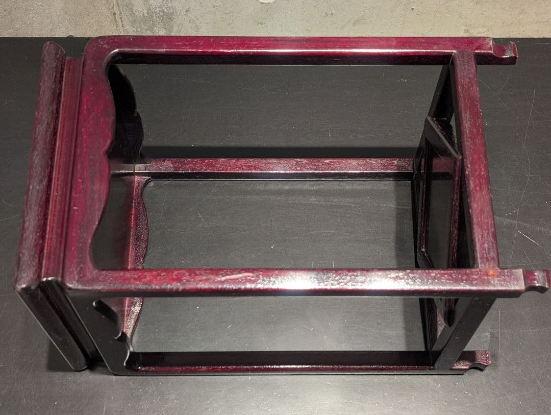 カリモク家具 　花台　高卓　昭和レトロ