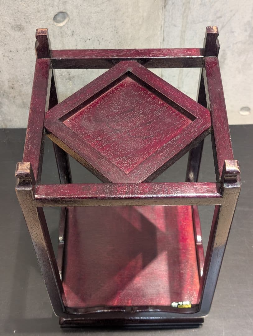 カリモク家具 　花台　高卓　昭和レトロ