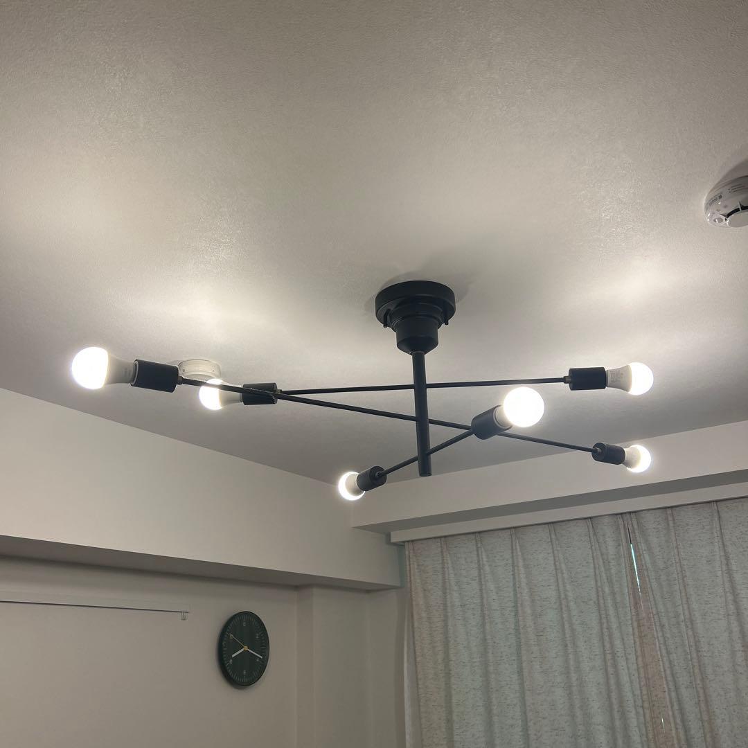 【美品】INTERFORM INC. シーリングライト（スマート電球5個付き）